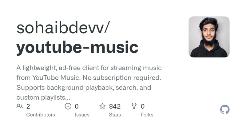 youtube-music screenshot