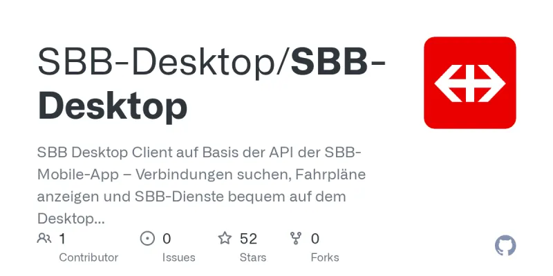 SBB-Desktop screenshot