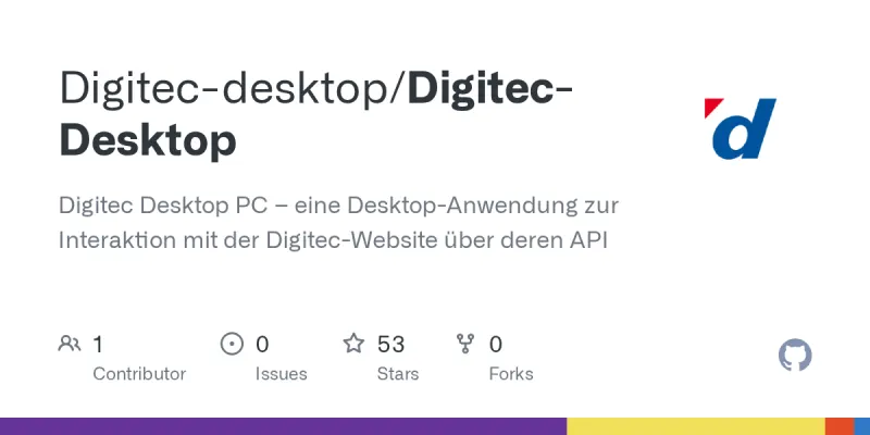 Digitec-Desktop screenshot