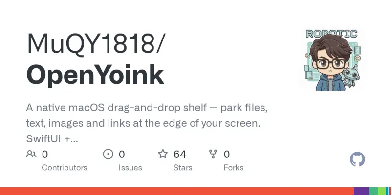 OpenYoink screenshot