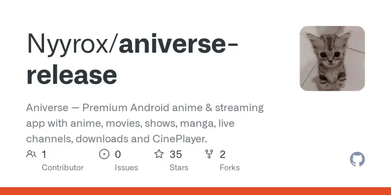 aniverse-release screenshot