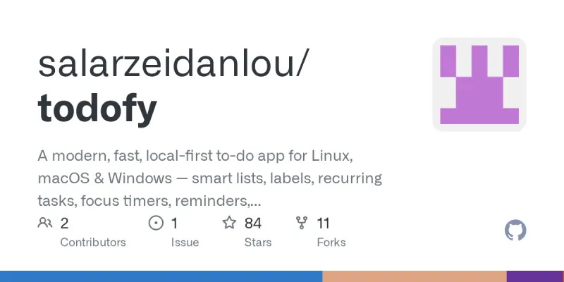 todofy screenshot