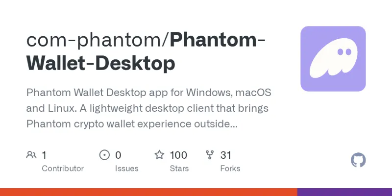 Phantom-Wallet-Desktop screenshot