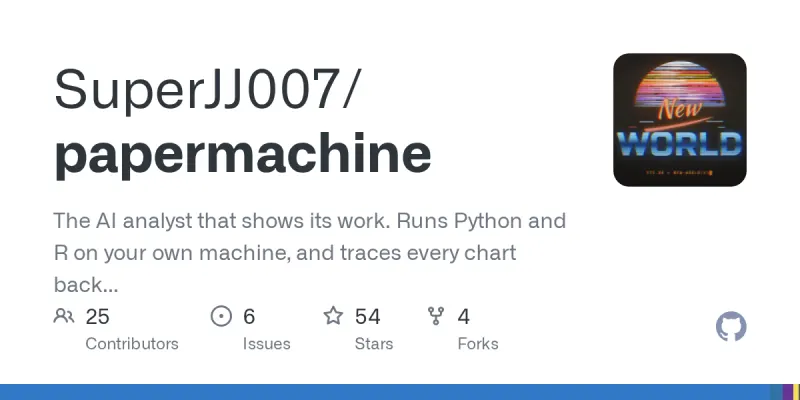 papermachine screenshot