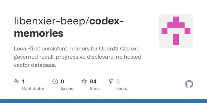 codex-memories screenshot