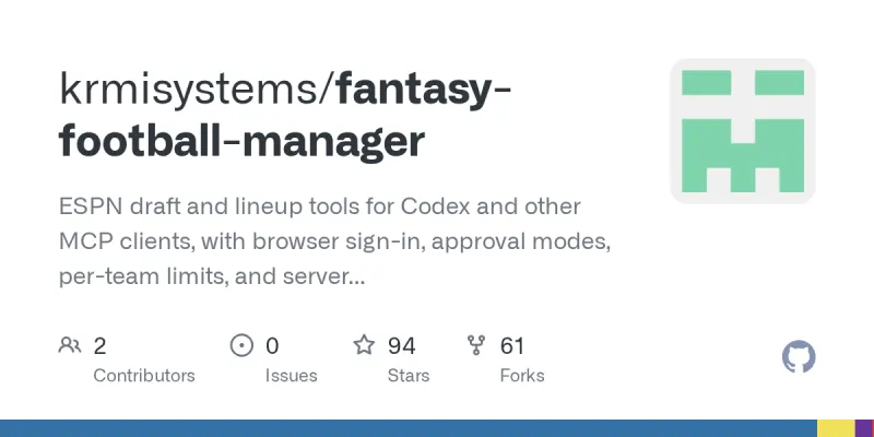 fantasy-football-manager screenshot