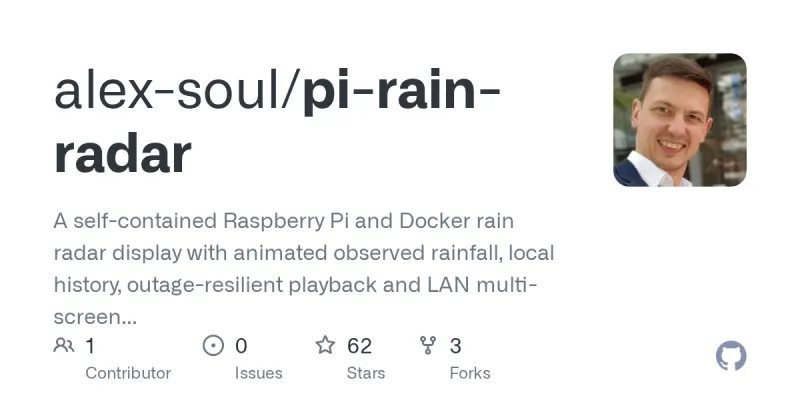 pi-rain-radar screenshot