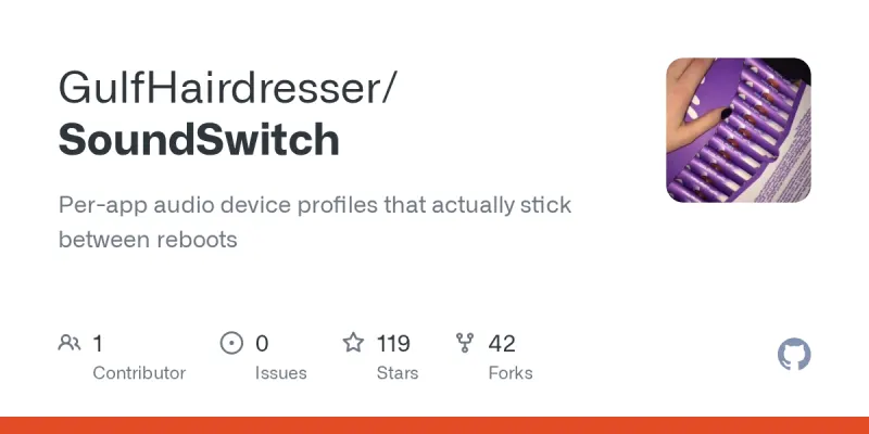 SoundSwitch screenshot