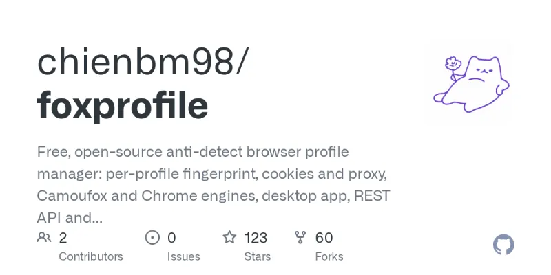 foxprofile screenshot