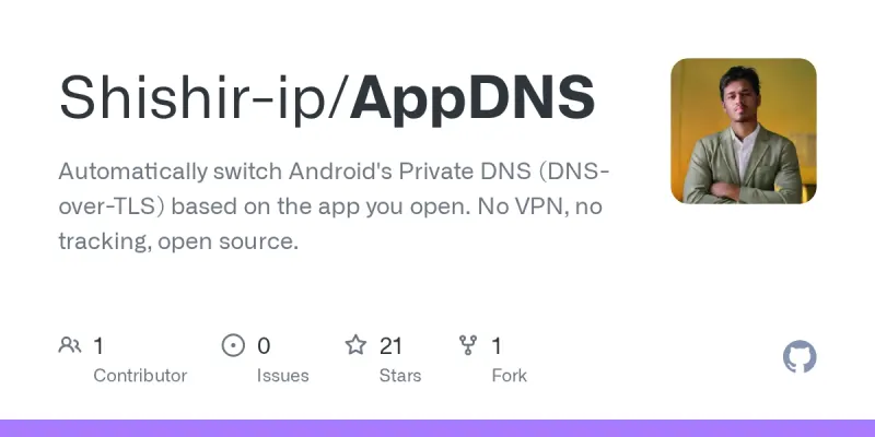 AppDNS screenshot