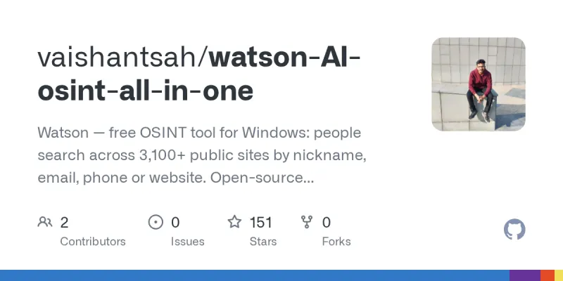 watson-AI-osint-all-in-one screenshot