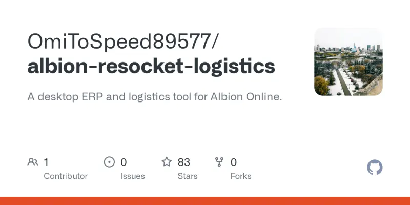 albion-resocket-logistics screenshot